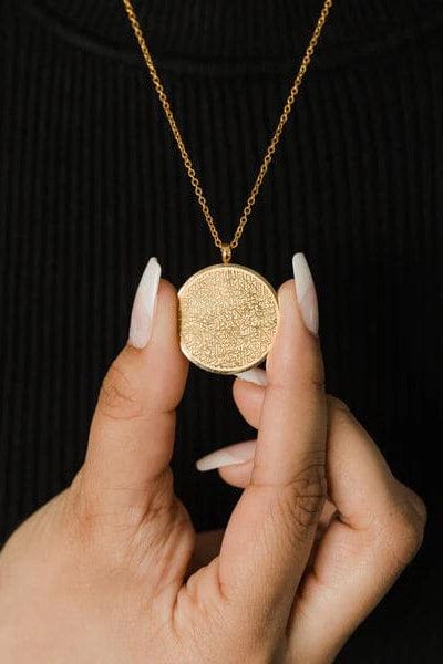 Ayatul Kursi Round Pendant Chain