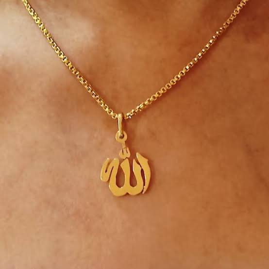 Allah's Calligraphy Pendant